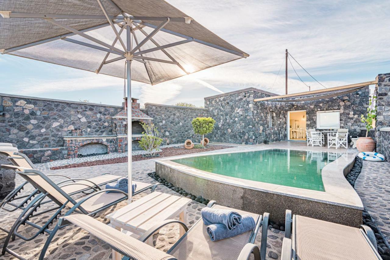 Klimata House - Private Jacuzzi Pool&BBQ Villa Vlychada Esterno foto
