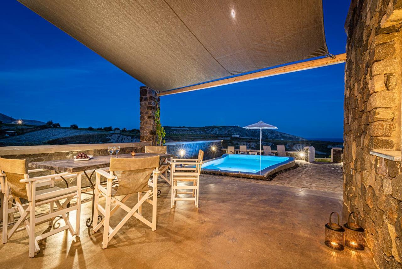 Klimata House - Private Jacuzzi Pool&BBQ Villa Vlychada Esterno foto